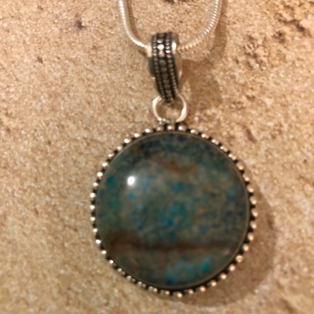 See Jasper Stone Necklace